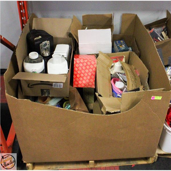 PALLET OF NEW AND USED COUNTRY STORE ITEMS