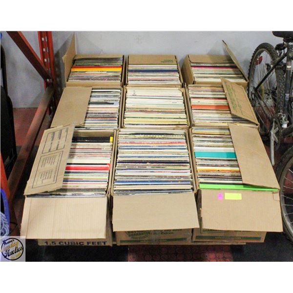 PALLET OF RECORDS: ROCK, POP, COUNTRY & MORE