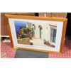 Image 1 : “MEDITERRANEAN STEPS AND OCEAN” COLOURED PRINT