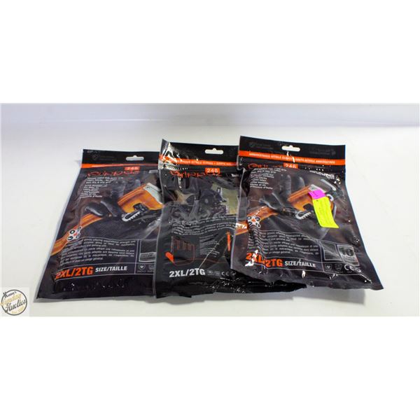3X10PKS GLOVES BDG GRIPPAZ NITRILE MECHANIC