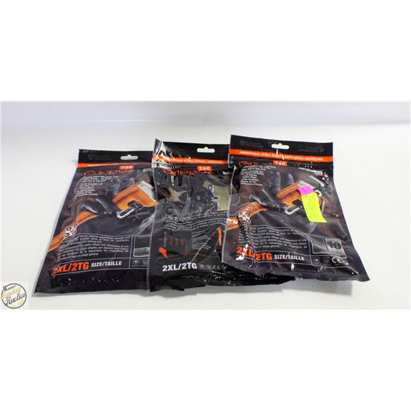 3X10PKS GLOVES BDG GRIPPAZ NITRILE MECHANIC