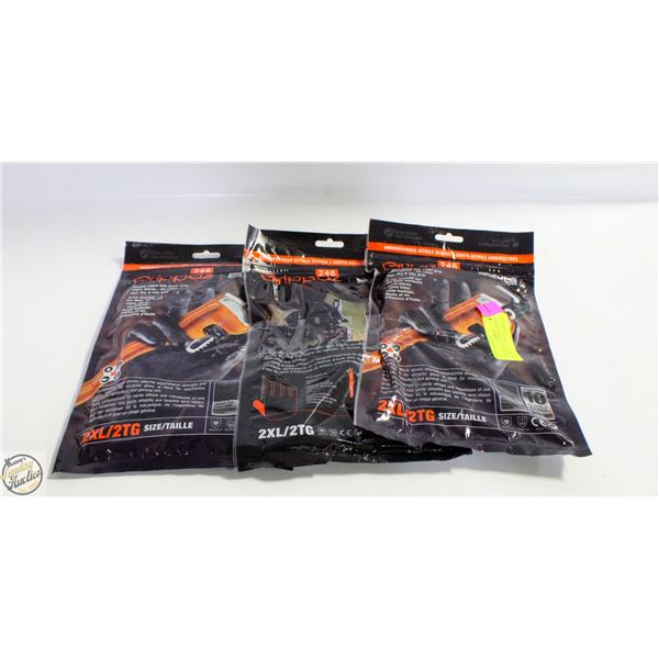 3X10PKS GLOVES BDG GRIPPAZ NITRILE MECHANIC