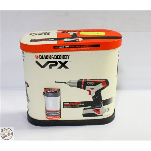 NEW BLACK & DECKER 2 VPX DRILL