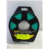 Image 2 : NEW SHOPRO 5/32 X 66FT DIAMOND BRAIDED ROPE -GREEN