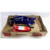 Image 1 : FLAT WITH BLUE TWO-TON FLOOR JACK WITH HANDLE