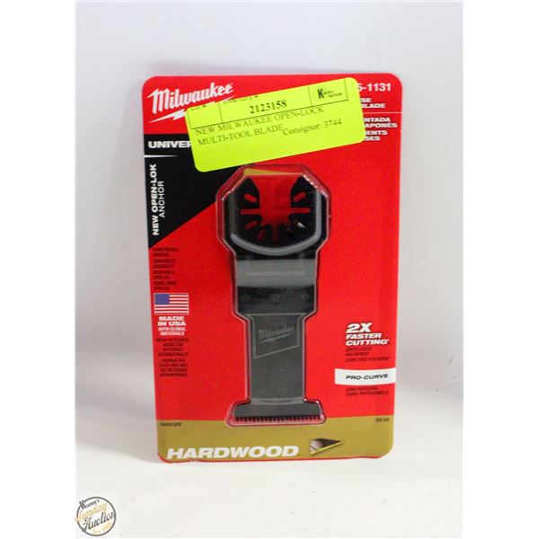 NEW MILWAUKEE OPEN-LOCK MULTI-TOOL BLADE