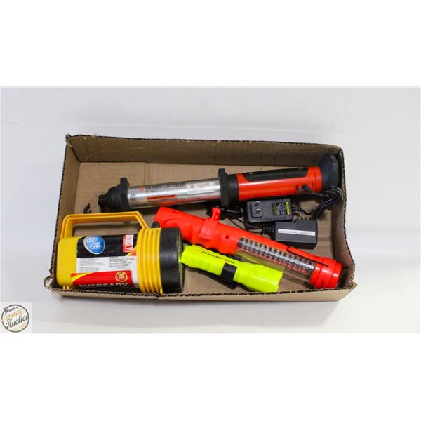 FLAT OF FLASHLIGHTS