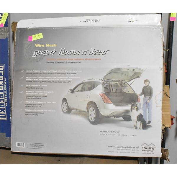 PET BARRIER FOR CARS & SUV'S
