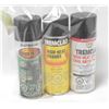 Image 1 : 3PK BLK HIGH HEAT SPRAY