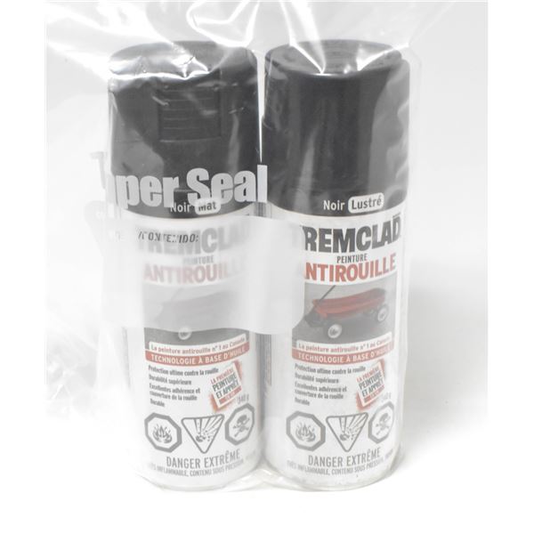 2PK BLK TREMCLAD SPRAY