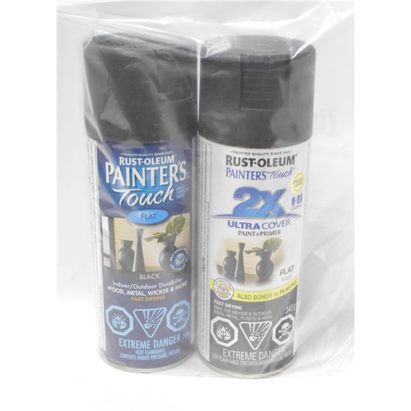 2PK RUSTOLEUM BLK