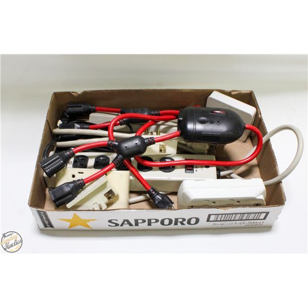 FLAT OF POWER BARS AND SPLITTERS