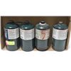 Image 1 : LOT OF 4 MINI GREEN PROPANE TANKS