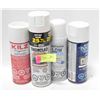 Image 1 : LOT OF WHITE SPRAY PAINTS