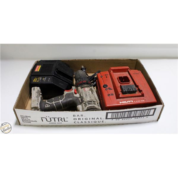 HILTI AND CRAFTSMAN BATTERY CHARGERS PLUS