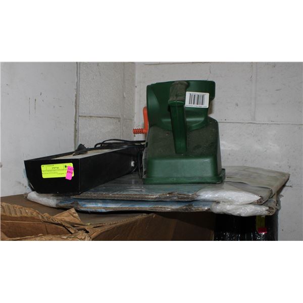 TWO CARDBOARD COOLERS SOLD WITH SCOTTS SEED