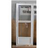 Image 1 : LARSON 32"X80" WHITE EXTERIOR STORM DOOR -
