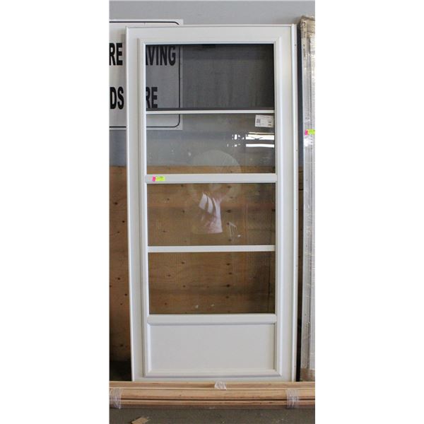 NEW LARSON 36"X80" EXTERIOR STORM DOOR -