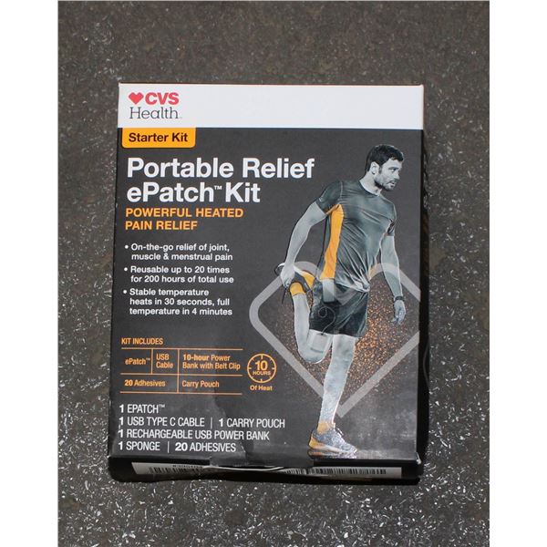 CVS HEALTH STARTER KIT PORTABLE RELIEF EPATCH KIT