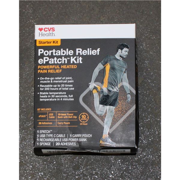 CVS HEALTH STARTER KIT PORTABLE RELIEF EPATCH KIT