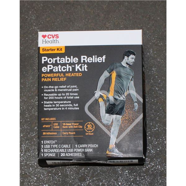 CVS HEALTH STARTER KIT PORTABLE RELIEF EPATCH KIT