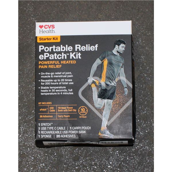 CVS HEALTH STARTER KIT PORTABLE RELIEF EPATCH KIT