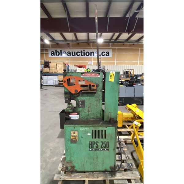 MUBEA HPS-250 ELECTRIC INDUSTRIAL IRONWORKER