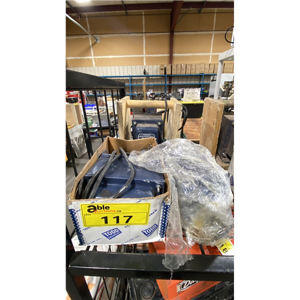 PAIR OF SD-20 SCTC STEP DOWN AUTO TRANSFORMERS & SD-14 SCTC STEP DOWN AUTO TRANSFORMER