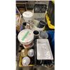 Image 2 : PALLET OF ASSORTED PAINTS, CHEMICALS, DYES, PAINTING ACCESSORIES & ASSORTED PRINT SHOP ITEMS