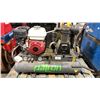 Image 1 : PATRON 8 GALLON HONDA GX200 GAS POWERED DUAL TANK MOBILE INDUSTRIAL AIR COMPRESSOR