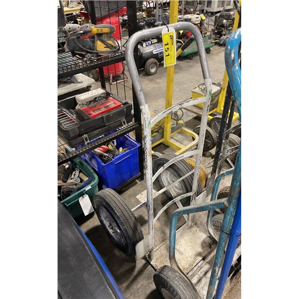 WHITE 2 WHEEL PNEUMATIC HAND TRUCK WITH 15" WHEELS