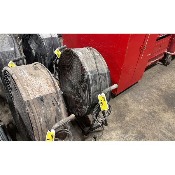 BLACK 26" INDUSTRIAL ELECTRIC MOBILE FRESH AIR FAN