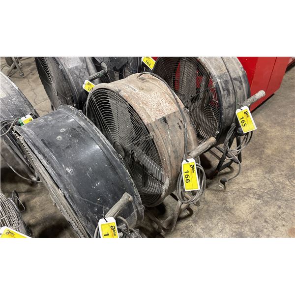 RDK BLACK 26" INDUSTRIAL ELECTRIC MOBILE FRESH AIR FAN