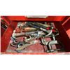 Image 10 : RED TOP CABINET 9 DRAWER, BOTTOM CABINET 10 DRAWER MOBILE TOOL STORAGE CHEST WITH ASSORTED TOOL