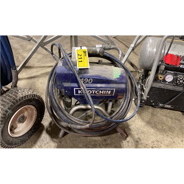 GRACO ULTRA MAX 2 AIRLESS PORTABLE ELECTRIC INDUSTRIAL PAINT SPRAYER WITH HOSE & SPRAY GUN