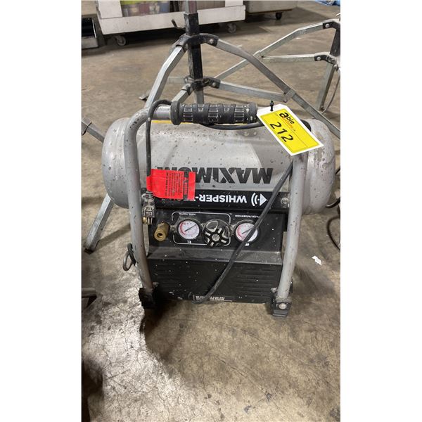 MAXIMUM GREY ELECTRIC PORTABLE INDUSTRIAL AIR COMPRESSOR