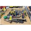 Image 1 : ASSORTED HAND SAWS, GRADERS, BLADES & HAND TOOLS