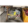 Image 1 : STACK OF ASSORTED INDUSTRIAL EXTENSION CORDS