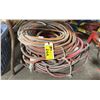 Image 2 : STACK OF ASSORTED INDUSTRIAL AIR HOSES & RED GAS STOCK POT BURNER