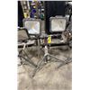 Image 1 : HUSKY DUAL HEAD LED PORTABLE ELECTRIC INDUSTRIAL JOB SITE TRIPOD WORK LIGHT