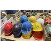 Image 3 : VARIOUS HARD HATS, SAFETY VESTS, GOGGLES, GLOVES, & RESPIRATOR FILTERS *GREEN BIN INCLUDED*