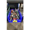 Image 1 : PLASTIC BIN OF ASSORTED HAND TOOLS *BIN INCLUDED*
