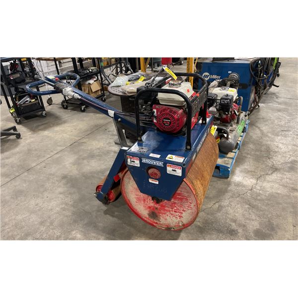 BROUWER BTR30 475LB HONDA GX160 GAS POWERED WALK BEHIND CEMENT ROLLER