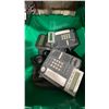 Image 2 : 3 GREEN FOLD TOP BINS OF COMMERCIAL OFFICE PANASONIC HANDSET PHONE SYSTEM *BINS INCLUDED*