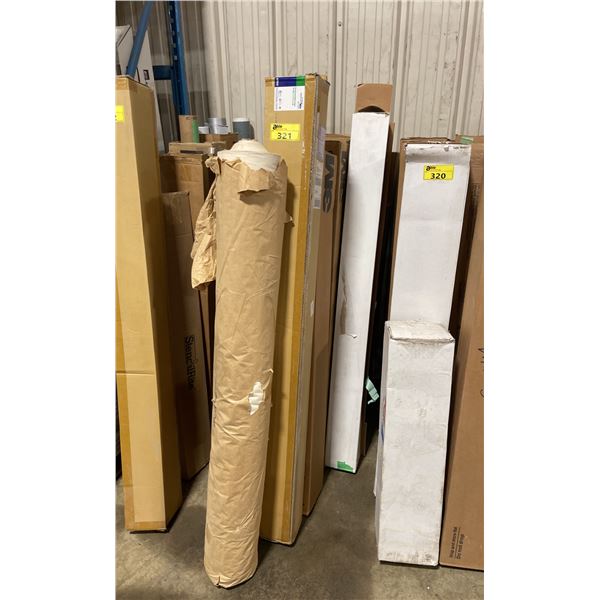 16 ASSORTED PRINT SHOP ROLL PRODUCTS