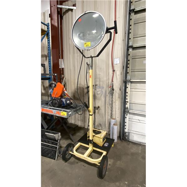CEP LH1000MH YELLOW ELECTRIC INDUSTRIAL PORTABLE CONSTRUCTION SITE LIGHT
