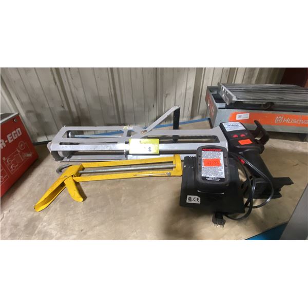 MILLENNIUM ONE STEP BATTERY POWERED APPLICATOR WITH BATTER & CHARGER WITH YELLOW CAULKING GUN