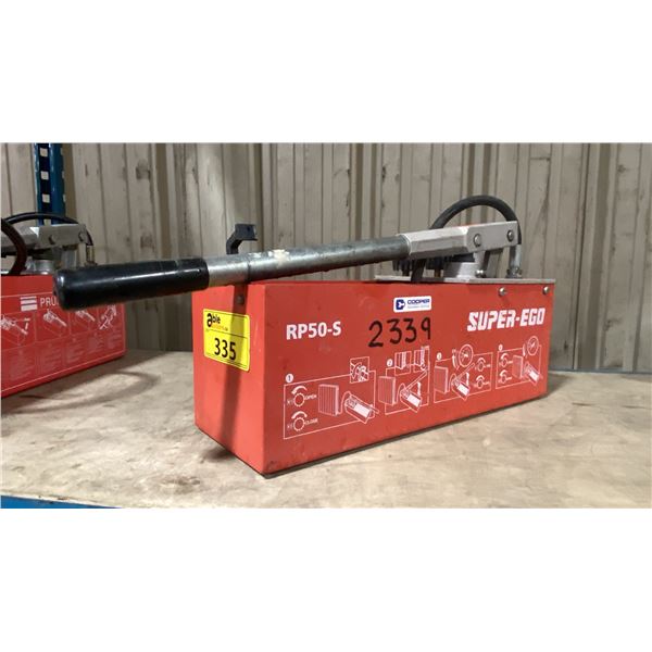 SUPER-EGO RP50-S WATER PRESSURE TESTING PUMP