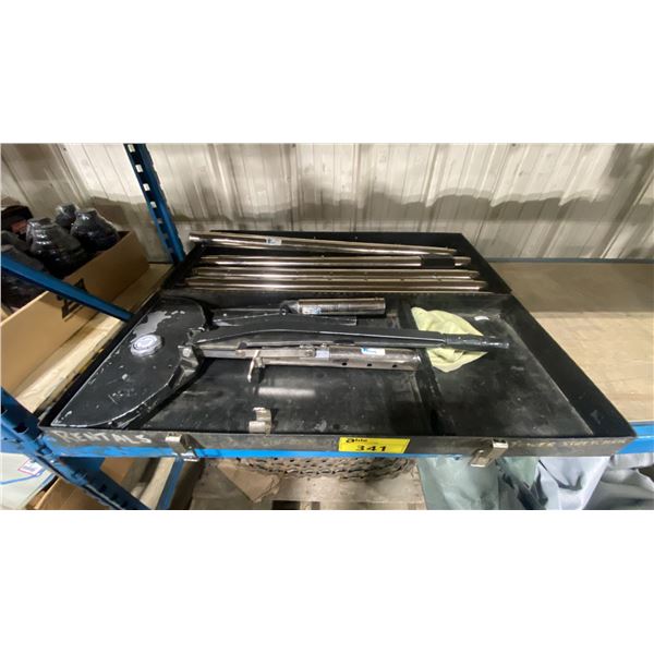 CRAIN CUTTER CO #500 JUNIOR STRETCHER IN HARD TRANSPORT CASE