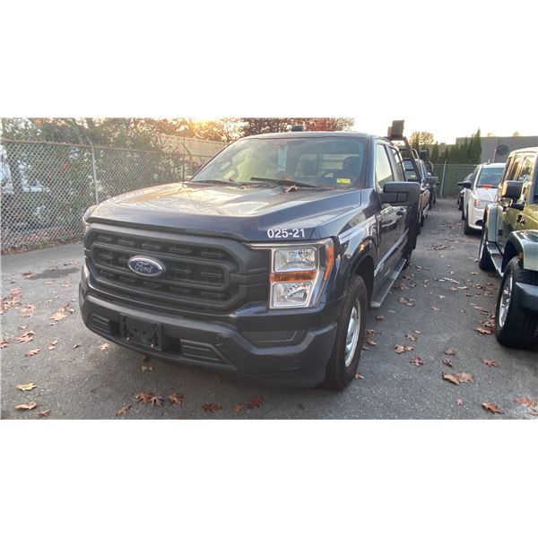 2021 FORD F-150 XL, 4DR CREW CAB PU, BLACK, VIN 1FTEW1CBXMKE00813,